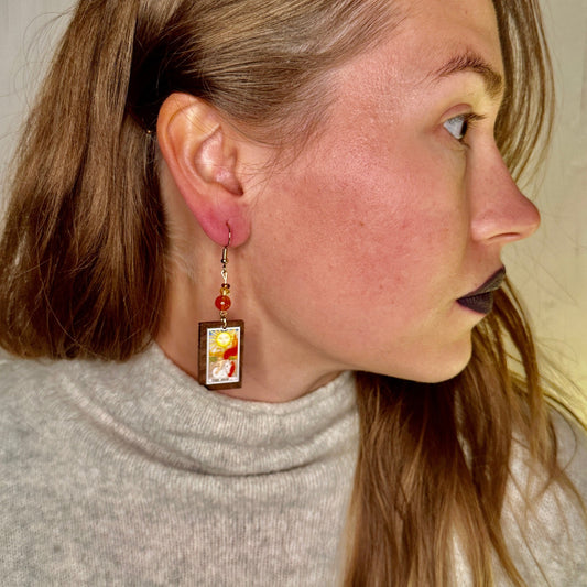The Sun Tarot Earring (Individual) Small