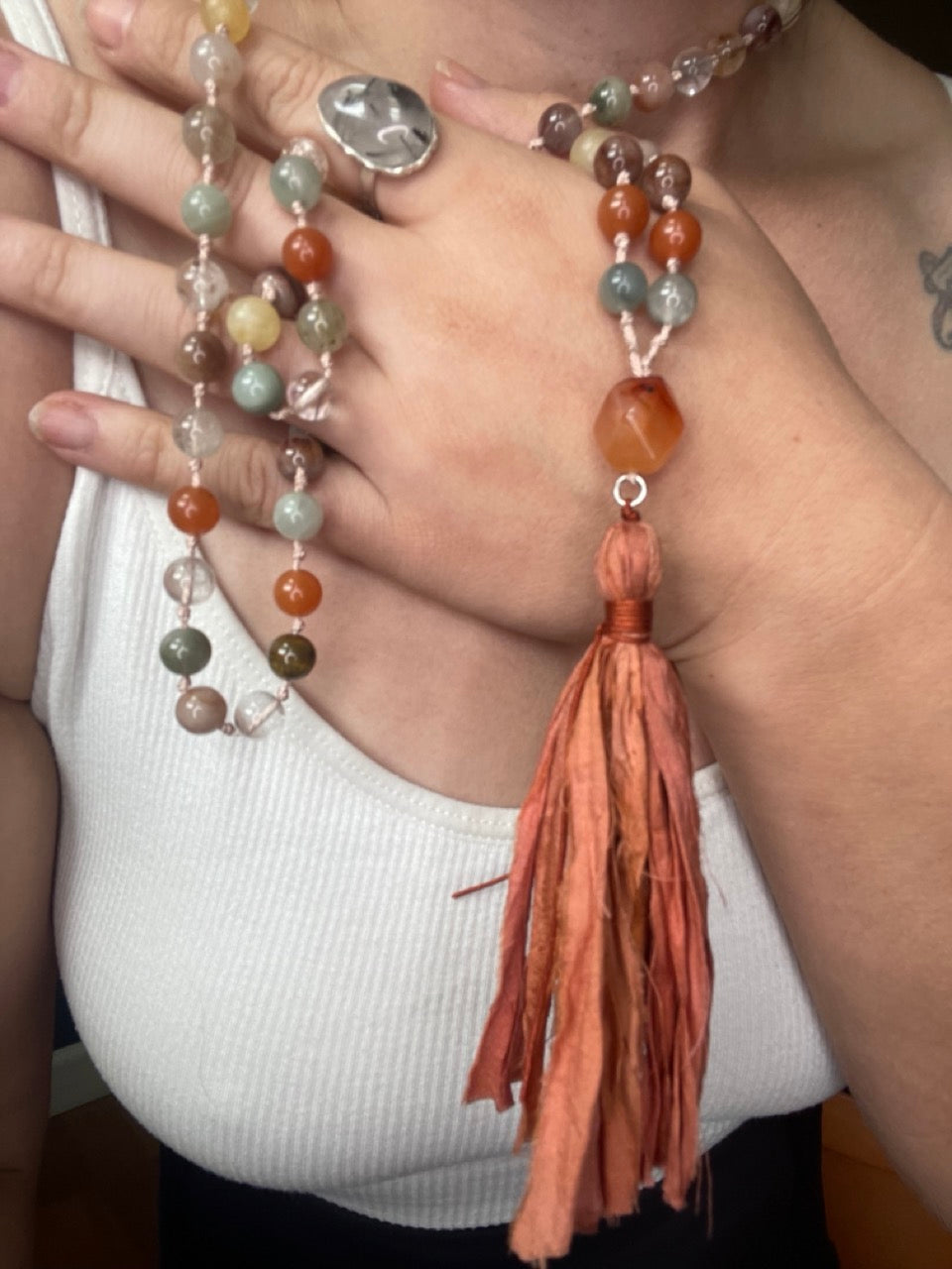 Rutile Mix Beaded Necklace