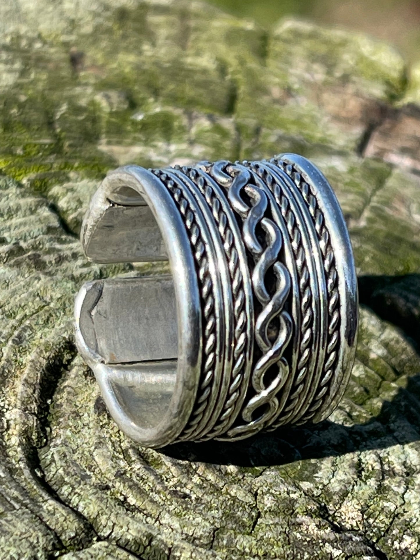 Stirling Silver Adjustable Ring